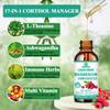Cortisol Detox for Women & Men w. Super Calm 16-in-1 Magnesium, Theanine, Ashwagandha, St Johns Wort, Lemon Balm, Cortisol Wellness Liquid Drops for Balanced Cortisol, Harmone Balanced & Relaxation view 3