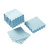 200 Pack Cocktail Napkin 2-Ply Scalloped Edged Dessert Napkins Folded 5 x 5 Inches Disposable Napkins for Dinner Wedding Birthday Party Bridal Anniversary Reception Event (Light Blue) view 1