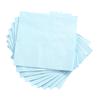 200 Pack Cocktail Napkin 2-Ply Dessert Napkins Folded 5 x 5 Inches Disposable Napkins for Dinner Wedding Birthday Baby Shower Party Bridal Anniversary Reception Event (200, Light Blue) view 4