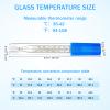 4PCS Glass Temperatures, Oral Thermometer for Adults Accurate Temperature Measurement for Fever Traditional Oral Armpit Cuban Thermometer, Fast Reading ( & ) view 2