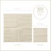 200 Pack Cocktail Napkin 2-Ply Dessert Napkins Folded 5 x 5 Inches Disposable Napkins for Dinner Wedding Birthday Baby Shower Party Bridal Anniversary Reception Event (200, Milky-White) view 2