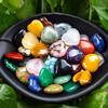 10PCS Natural Heart Crystals Love Shaped Pocket Polished Stones Heart Healing Crystal Stones for Gifts Chakra Reiki Yoga Meditation Relief Anxiety Stress(Assorted) view 4
