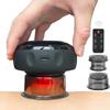 Becommend 5-in-1 Remote Cupping Kit for Massage Therapy with 20-Level Suction & Heat, Red Light  Cupping Set with 2 Replaceable Cups for Back Pain, Knots, Soreness Relief (Black) view 1