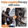 Becommend 5-in-1 Remote Cupping Kit for Massage Therapy with 20-Level Suction & Heat, Red Light  Cupping Set with 2 Replaceable Cups for Back Pain, Knots, Soreness Relief (Black) view 3