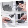 FOMIYES 2pcs Cloud Cleaning Brush Cleaning for Dishes Lovely Kitchen Brush Cleaning Kitchen Washing Supply Replaceable Washing Sponge Home Washing Tool Cookware, Grey 02 view 3