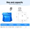 16oz 1lb 60pcs Coffee Bags with Valve,Vented Coffee Bag Barrier Bags Store Bags Coffee Packaging Coffee Storage Pouches Stand-up Bags for Food Diamond Shaped Need to Use Heat Sealing MachineBlue view 2