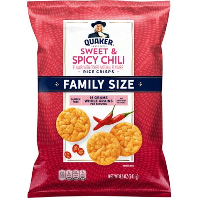 Quaker Rice Crisps, Sweet & Spicy Chili, Gluten Free, 8.5 Oz
