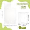 BENECREAT 8 Pack Clear PVC Plastic Box, Transparent Gift Boxes 7x4.8x3.6 Inch, Party Favor Boxes with Protective Film for Wedding Gift Wrapping, Birthday, Candy, Jewelry view 2
