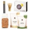 Boba Snob Boba Tea Maker Kit with Organic Ceremonial Tea, Tumbler, Two Stainless Steel Straws, Bamboo Whisk, Teaspoon, and Tapioca Pearls (Small Matcha) view 1