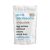 drink wholesome Chocolate Egg White Protein Powder for Sensitive Stomachs | Minimally-Processed, Whole-Food Protein | Additive-Free, Dairy-Free, Gluten-Free | Low FODMAP view 1