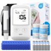 IMDK Blood Glucose Monitor Kit, Clinically Accurate Blood Sugar Test Kit with 100*Glucometer Strips, 100*Lancets, 1*Lancing Devices, No Coding Required view 1
