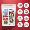 Blue Stripes Whole Cacao Granola - Gluten Free 70% Dark Chocolate Granola for Cereal, Oatmeal, Yogurt, 5g Protein Per Serving, Source of Fiber, Vegan, Low Sugar - Dark Chocolate, 8 oz Bag (3 Pack) view 4