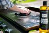 CARON & DOUCET - 100% Plant-Based Griddle Cleaning Set: Seasoning Oil & Soap for Washing, Restoring & Seasoning Griddles! view 2