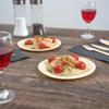 Restaurantware - Taipei 6.1 Inch Round Serving Plates, 50 Disposable Party Plates - Sustainable, Greaseproof, Poplar Wood Plates, Heavy-Duty, For Parties, Weddings, Camping, Picnics, And More view 4
