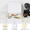 5 Pack 9.5X7X4 Inch White Magnetic Gift Box with Lid Small Gift Box with Shredded Paper Foldable Boxes with Ribbon for PresentsAnniversary GiftsBridesmaid Proposal Wedding party view 2