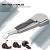 ZJchao Pipe Cleaning Tool, 3 in 1 Stainless Steel Pipe Tool Folding Pocket Blade Multifunction Pipe Tamper Tool Pipe Scraper Nozzle Cleaner Tamper Tool Set for Easy Cleaning (Black Wood) view 3