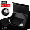 BoxSkivra Large Black Gift Boxes Bulk 15 Pack 15.5X12X6 Inch Extra Large Gift Box with Lid for Groomsman Proposal Magnetic Closure Rectangle Collapsible box with Shredded Paper Filler view 4