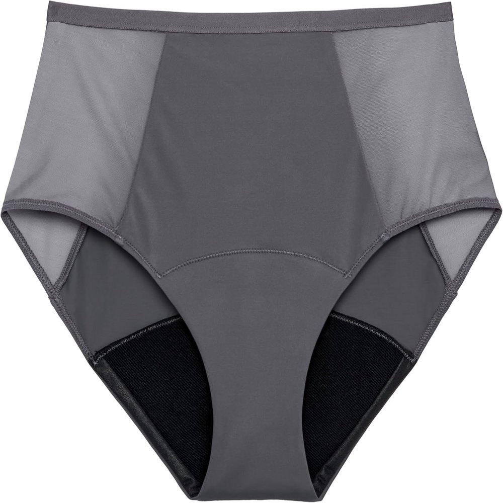 Thinx Period Underwear, Comfort-Stretch Hi-Waist, Holds Up to 12 Regular Tampons*, Period Panties, All-Day Absorbency Menstrual Underwear for Women, Leakproof & Reusable, Plum, 3X