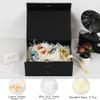 5 Pack 9.5X7X4 Inch Black Magnetic Gift Box with Lid Small Gift Box with Shredded Paper Foldable Boxes with Ribbon for PresentsAnniversary GiftsBridesmaid Proposal Wedding party view 2