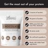 JUST INGREDIENTS Protein Powder - Chocolate, Grass-Fed Whey, Organic Whole Food Blend - 15 Servings, 24g Protein view 3