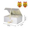 BoxSkivra Large Gift Boxes with Lids 5 Pack 13X11X5.3 Inch Large Silver Gift Box with Shredded Paper for Christmas Gift Box for Presents Groomsman Proposal Box view 3