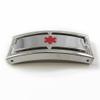 My Identity Doctor - Custom Engraved Replacement Medical ID Tag for Leather Medical Alert Band, 316L Stainless Steel view 2