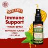 Barlean's 2 Pack Olive Leaf Complex Throat Spray with Peppermint, Lemon, and Sage for Itchy Throat Relief, Immune Support Supplement, Liquid Blended Extract, 1.5 oz view 2