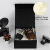 BoxSkivra Black Magnetic Gift Box 15 Pack 10X10X5 Inch Foldable Gift Boxes Bulk Black Gift Boxes with Lids Packaging for Small Business Luxury Gift Box Shredded Paper Filler view 2