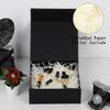 BoxSkivra Black Magnetic Gift Box 15 Pack 7.8X7X3 Inch Foldable Gift Boxes Bulk Black Gift Boxes with Lids Packaging for Small Business Luxury Gift Box Shredded Paper Filler view 2