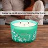 Eucalyptus Pine Clove Woods Scented Candle - Large 3-Wick Aromatherapy Soy Candle for Home, 14.5oz - Pine Balsam Forest Stress Relief Candle - Birthday Gift for Women & Men view 3