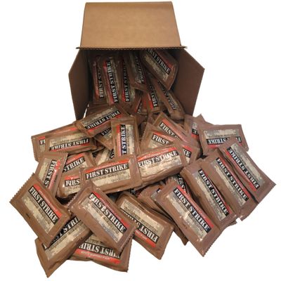 First Strike Energy Bars, Full Size (2.3 oz.) Vitamin Fortified Nutritious Energy Bars - Authentic USGI MRE Dessert component available in 6, 12, 24, 48 and 100 Packs (100, Apple Cinnamon)