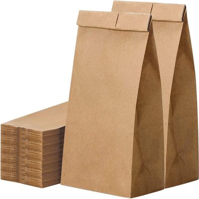 [1000] 4 LB, Kraft Brown Lunch Paper Bags, Small Paper Bags, Gift Bags, Grocery Bags, Craft Bags,