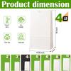 [1000] 4 LB, Kraft White Lunch Paper Bags, Small Paper Bags, Gift Bags, Grocery Bags, Craft Bags, view 2