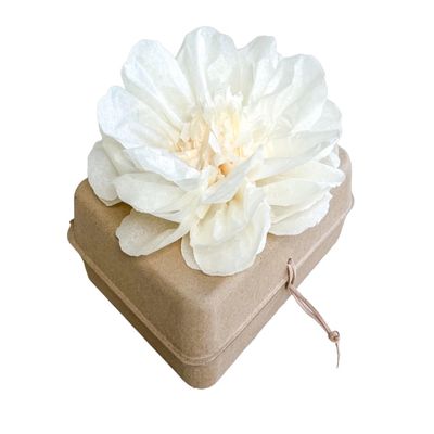 Generic Biodegradable urn for Water and Ground Burial (Medium - Child), Beige, PACH0303