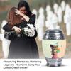 PARUHAS Large Astronaut Space Clouds Urn for Human Ashes - Mom & Dad Urns for Human Ashes - Cremation Urn for Adults - Urns for Ashes Large (Size 10Inch)- Funeral Urns for Ashes- view 3