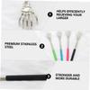 Beavorty 4pcs Extendable Back Scratcher Telescopic Scratcher for Itching Relief for Seniors and Convenient Use view 3