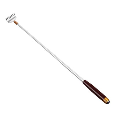 TOVINANNA Telescoping Stainless Steel Back Scratcher Tool Extendable Itch Relief Massager for Hard Reach Areas Portable and Design for Home Travel and Outdoor Use