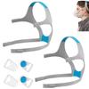 2 Pcs F20 Headgear Strap with Clips, Adjustable Airfit F20 Cpap Headgear Strap, Comfortable Fit Cpap Mask Head Strap Replacement Headgear with Magnetic Clips for Airfit/AirTouch F20, Medium Size view 1