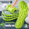 10Pcs Foam Insoles - Unisex Cushioned, Breathable & Sweat-Proof - Set of Five Pairs, Size 6 to 12 view 3