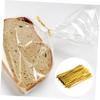 Beavorty 800pcs Gold Twist Ties for Cellophane Candy Bags Wrapping Ties Festive Shiny Touch for Party Treat Bags Golden Wire Rope view 2