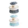 Beavorty 2pcs Non-Stick Kitchen Cleaning Brush Ergonomic Scrubbing Tool for Dishware and Cookware Cleaning for Home and Restaurant Use view 1