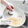 Beavorty 2pcs Non-Stick Kitchen Cleaning Brush Ergonomic Scrubbing Tool for Dishware and Cookware Cleaning for Home and Restaurant Use view 3