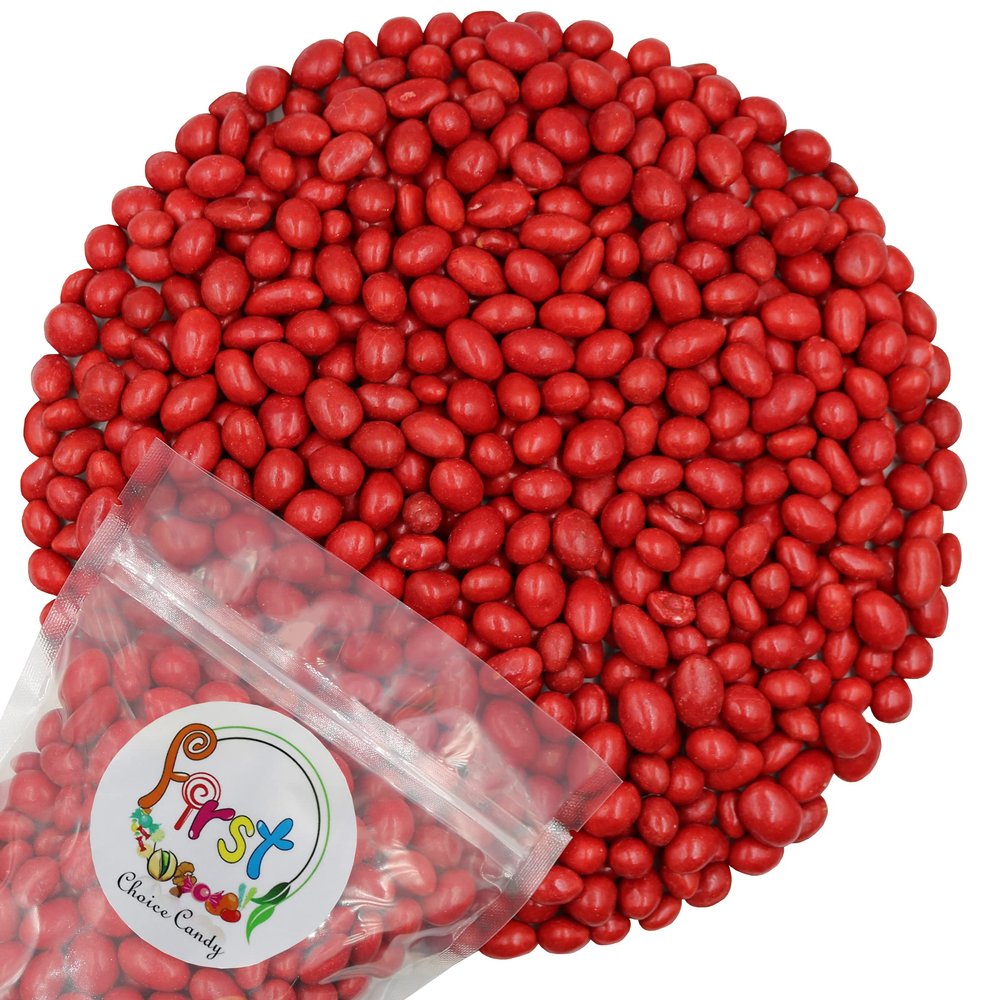 FirstChoiceCandy Red Boston Baked Beans Classic Candy Coated Peanuts (3 Pound (Pack of 1))