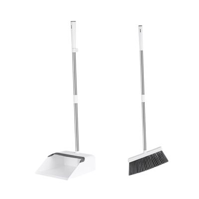 Beavorty Dustpan Brush Set Broom and Dustpan Kit Grout Brush Pan Set Home Cleaning Device