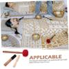 Abaodam 3pcs Healing Music Instrument Singing Bowl Stick for Meditation Singing Bowl Mallet Yoga Rod Striker view 4