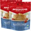 Arrowhead Mills Gluten Free Pancake and Waffle Mix, 22 oz (Pack of 2) with Swivel Spoons view 1