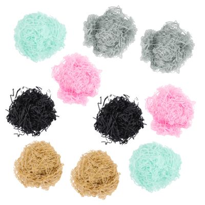 Beaupretty 10bags Crinkle Cut Shredded Paper Filler for Candy Boxes Wrapping and Party Decorations Each