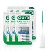 GUM Soft-Picks Original, Easy to Use Dental Picks for Teeth Cleaning Health, Disposable Interdental Brushes with Convenient Carry Case, Dentist Recommended Dental Picks, 50 Count (Pack of 6) view 1