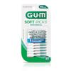 GUM Soft-Picks Original, Easy to Use Dental Picks for Teeth Cleaning Health, Disposable Interdental Brushes with Convenient Carry Case, Dentist Recommended Dental Picks, 50 Count (Pack of 6) view 2