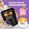 Peanut Butter Reinvented. Peanut Butter & Jelly All Natural No Added Sugar Healthy Snacks for Kids & GLP-1 Friendly Healthy Snacks for Adults w/MCT Oil for Energy & Focus - Vegan, Keto, Gluten Free view 2